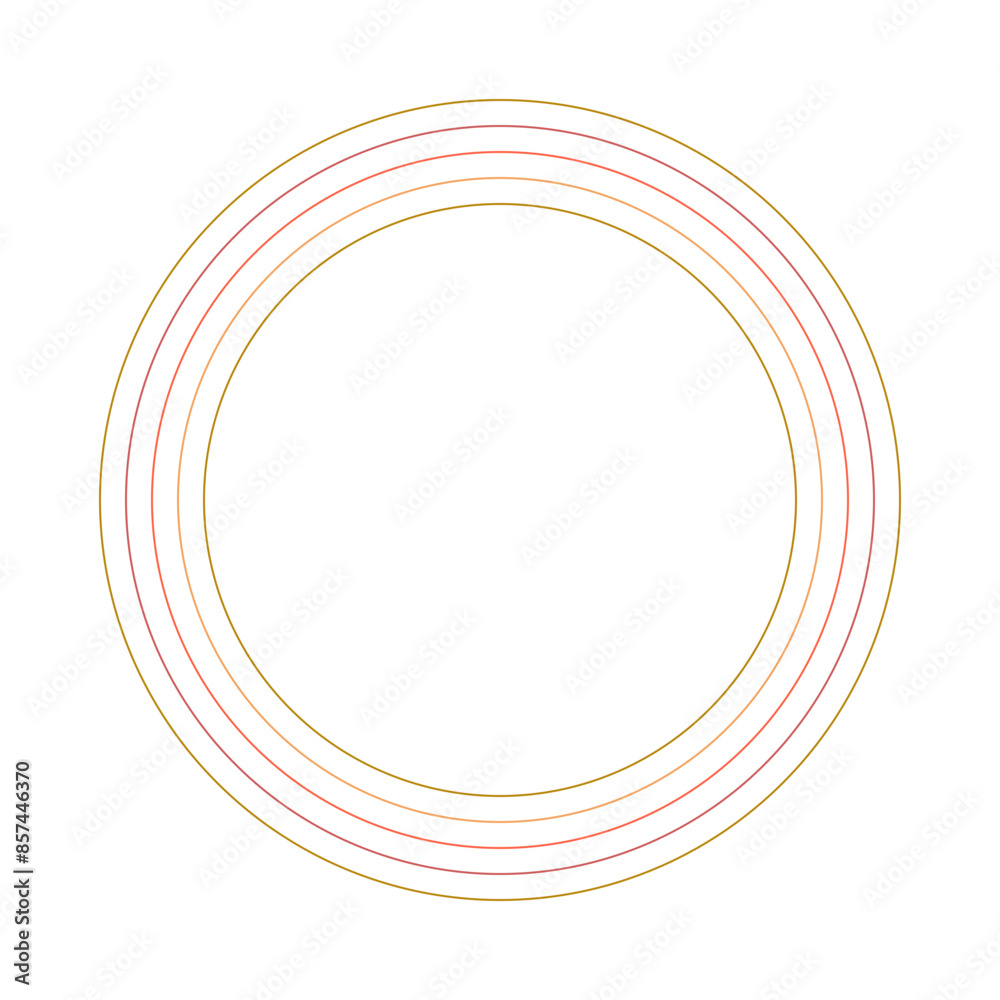 An abstract retro ring shape design element. An abstract retro ring shape design element.