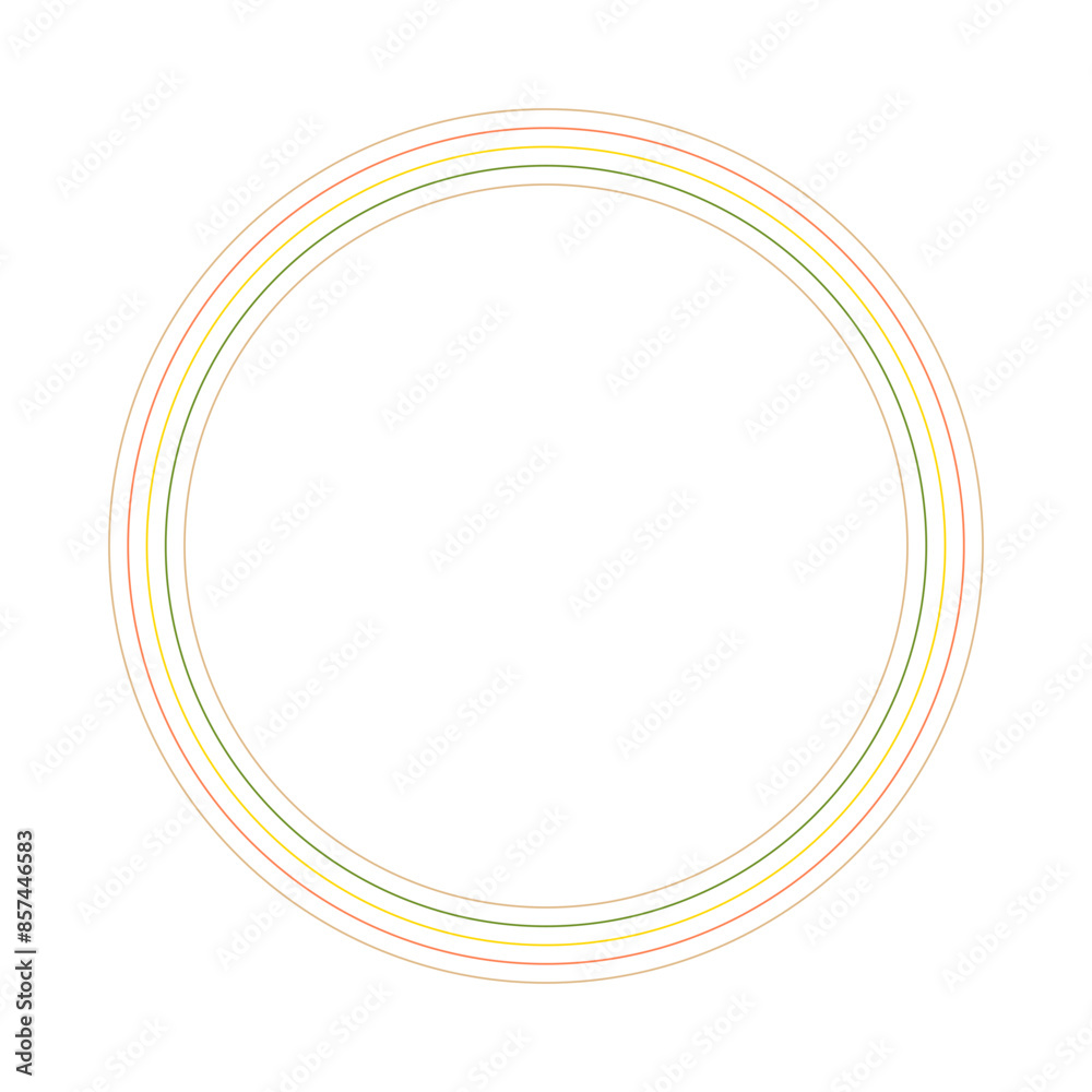 An abstract retro ring shape design element. An abstract retro ring shape design element.