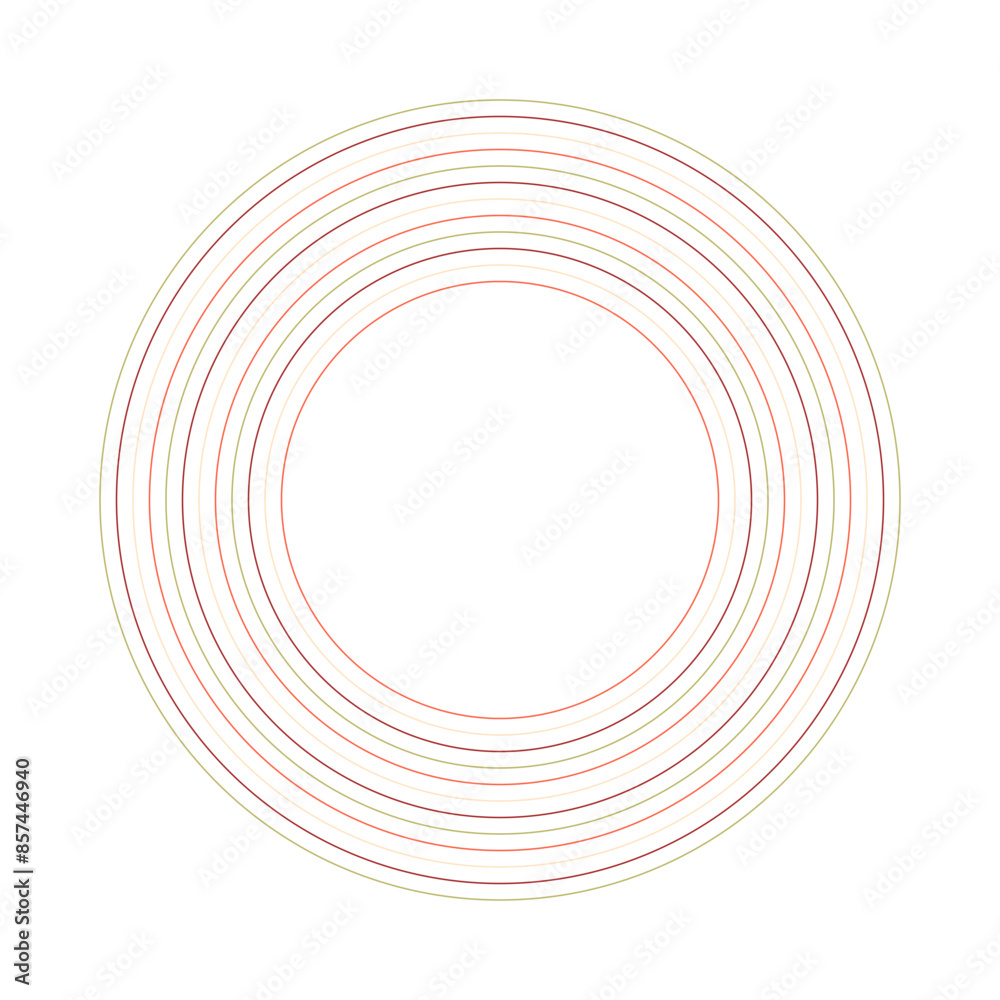 An abstract retro ring shape design element. An abstract retro ring shape design element.