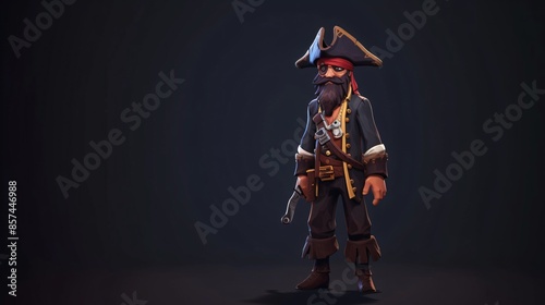 Ahoy there! Meet Captain Blackbeard, the most feared pirate on the seven seas.
