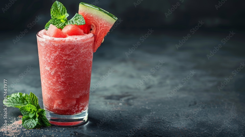 Summer Refreshment in a Glass Generative AI