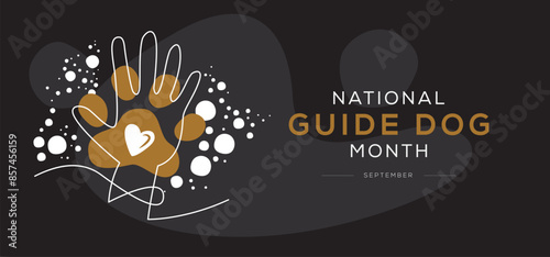 National Guide Dog Month, held on September.