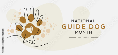 National Guide Dog Month, held on September.