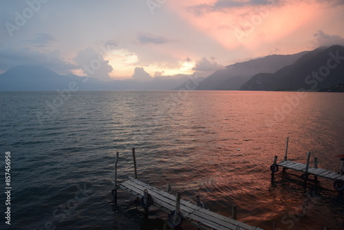 Atitlan lake awesome picture in Guatemala