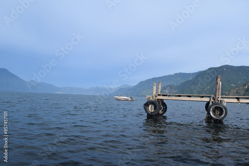 Atitlan lake awesome picture in Guatemala