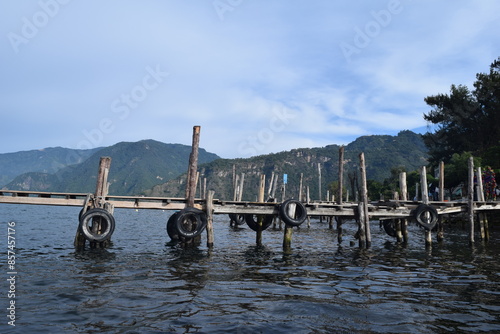 Atitlan lake awesome picture in Guatemala