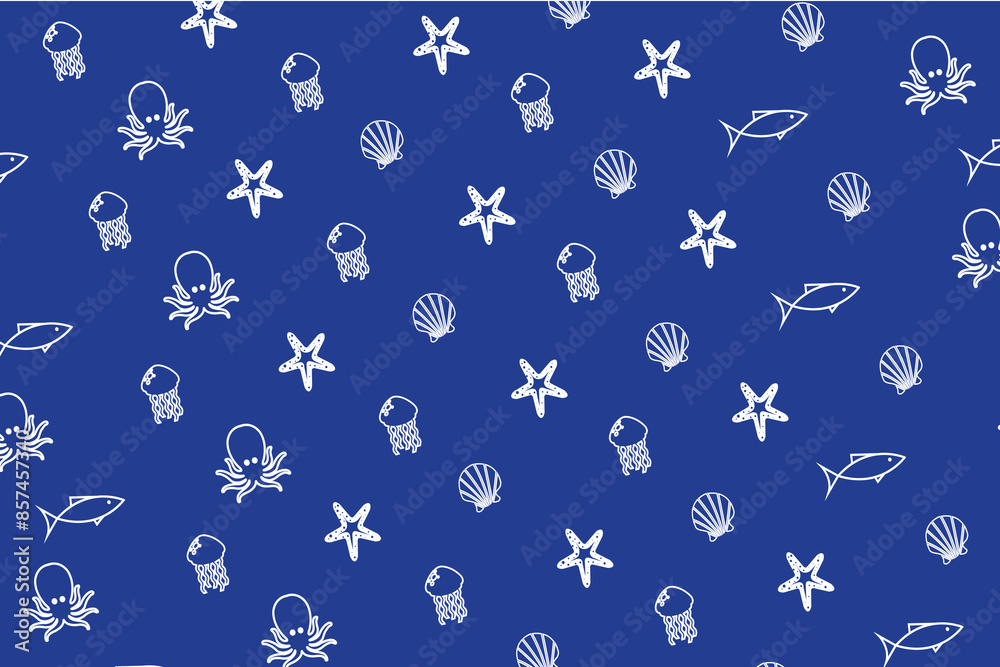 МSea Life: Ocean Life, Patternsорские обитатели МSea Life: Ocean Life, Patternsорские обитатели