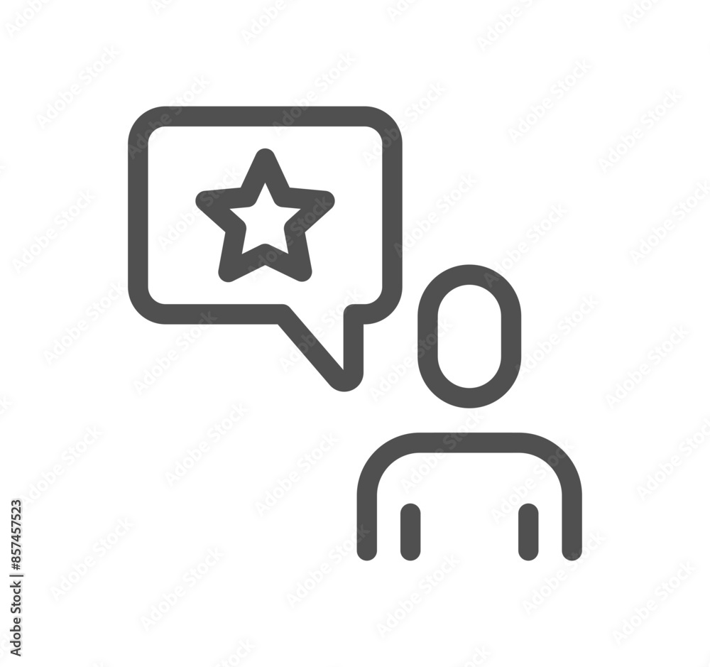 Star related icon outline and linear vector.
Star related icon outline and linear vector.