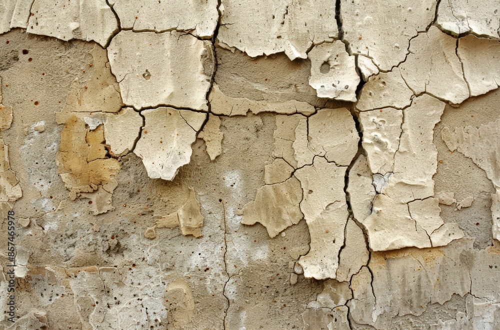 Cracked Wall Texture: Peeling Paint Pattern Cracked Wall Texture: Peeling Paint Pattern