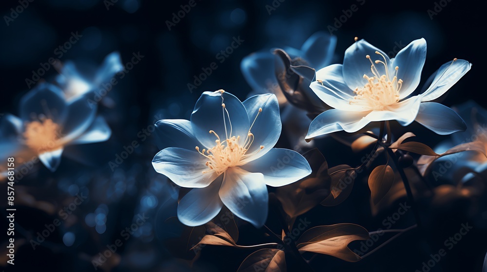flowers illuminated in the dark flowers illuminated in the dark
