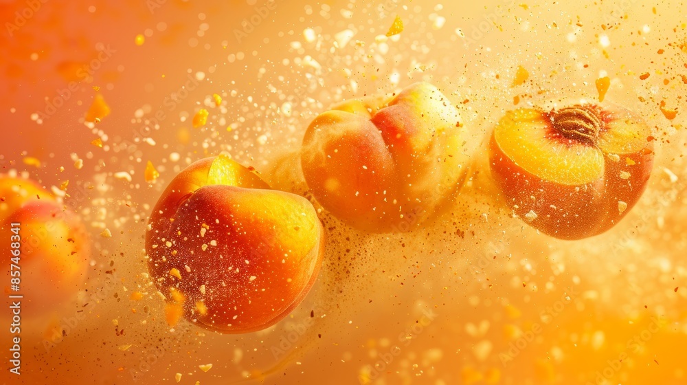 Vibrant Fruit Explosion for Summer Ads Generative AI Vibrant Fruit Explosion for Summer Ads Generative AI