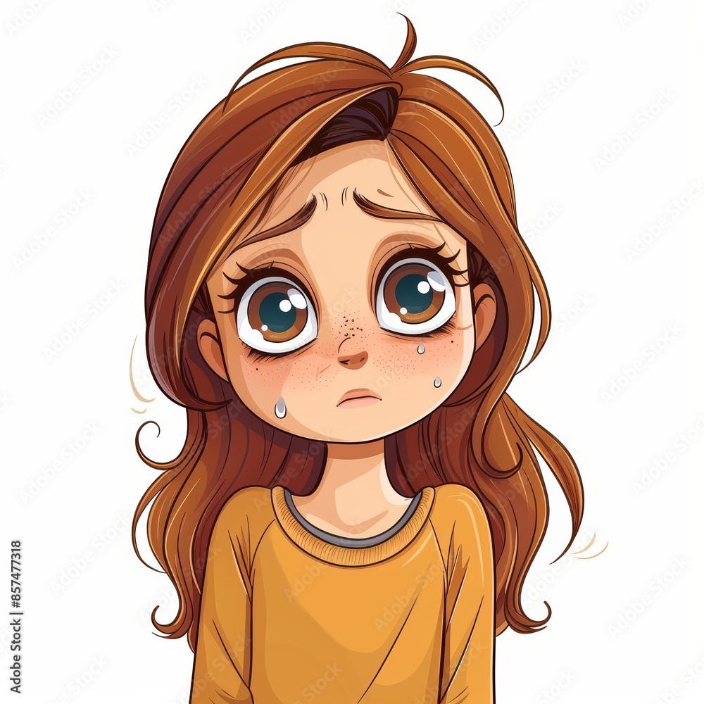 Comforting Moment of Empathy on White Background Generative AI Comforting Moment of Empathy on White Background Generative AI
