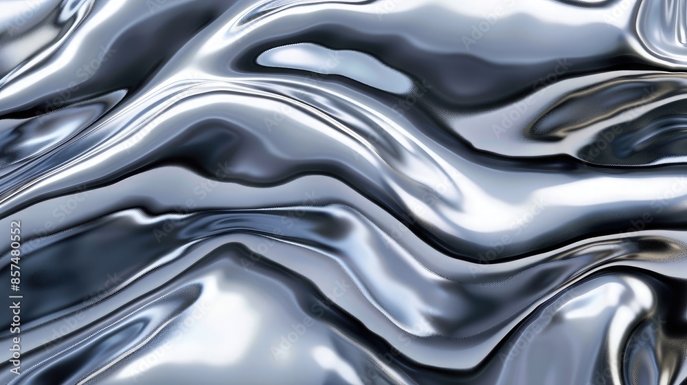Abstract metallic texture background - Shiny metallic surface with reflections Abstract metallic texture background - Shiny metallic surface with reflections