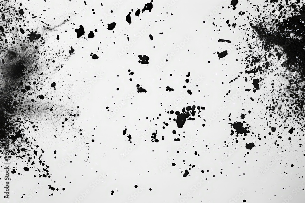 High-Resolution Abstract Art with Black Spots on a White Background for Graphic Design, Advertising, or Social Media High-Resolution Abstract Art with Black Spots on a White Background for Graphic Design, Advertising, or Social Media