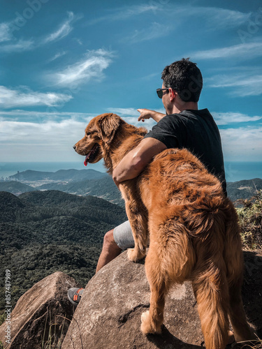 Cachorro, melhor amigo do homem photo