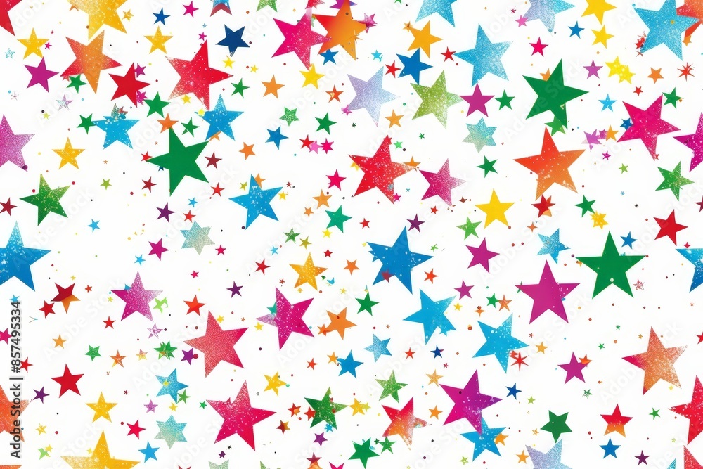 Celebration Stars Confetti Border Celebration Stars Confetti Border