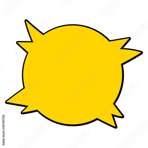 Round frame of highlight text