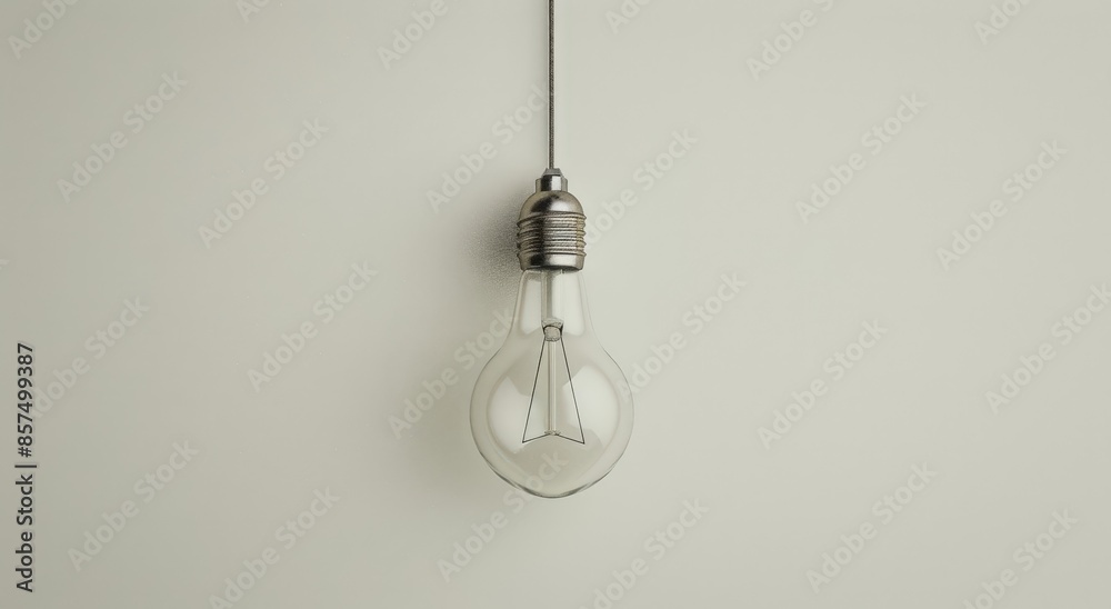 Edison Light Bulb with Copper Finish, Hanging from Ceiling Mount