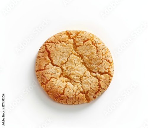 Wallpaper Mural Crispy Cookie with Crackles on a Plain Background Torontodigital.ca