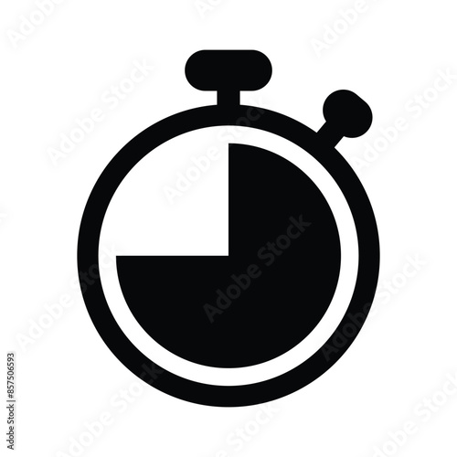 Set of Timer and stopwatch icons collection. Countdown timer signs. Vector Illustration.