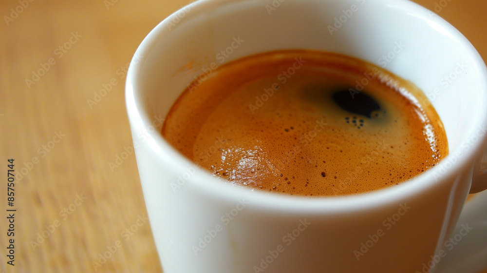 Photo of a coffee cup with coffee in it (black coffee, traces of milk, coffee is still very hot) Photo of a coffee cup with coffee in it (black coffee, traces of milk, coffee is still very hot)