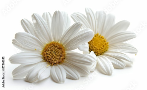 Fresh White Daisy Bouquet with Yellow Centers © Riya