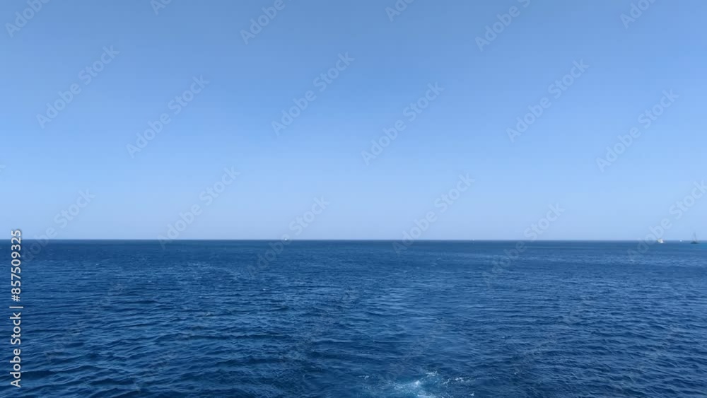 Blue sea and sky. Sea surface. Red sea. Sharm el Sheikh Blue sea and sky. Sea surface. Red sea. Sharm el Sheikh