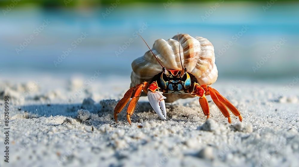 Hermit Crab on the Beach Hermit Crab on the Beach
