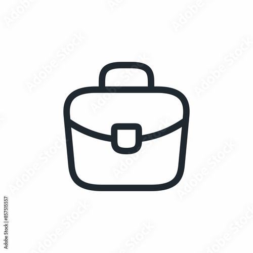suitcase bag portfolio baggage icon