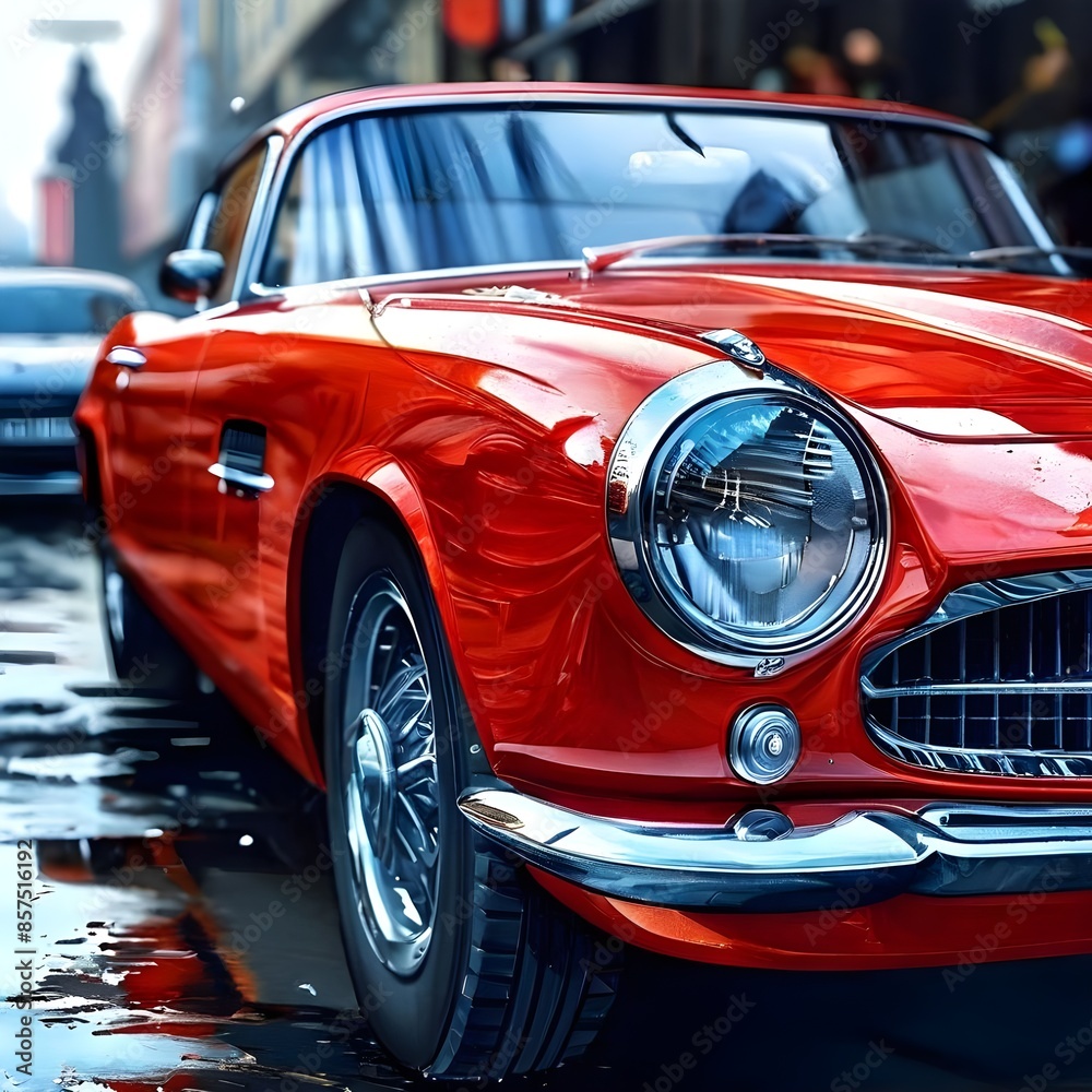 red car headlight red car headlight