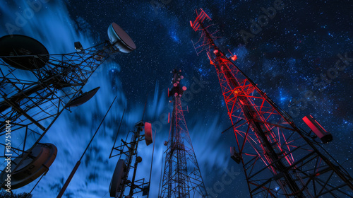 Antenna towers provide wireless communication, including 5G, TV broadcasts, and cell phone services. They are essential for modern communication networks.