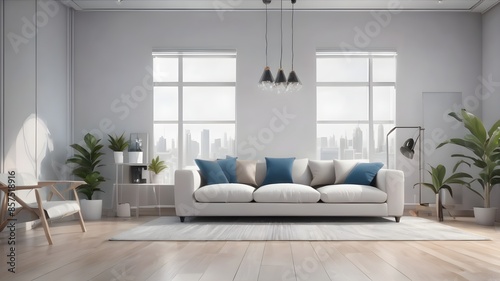 modern living room with sofa © Marius