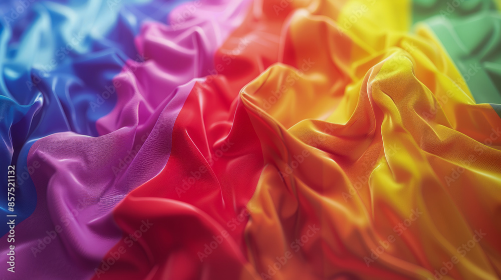 Vibrant Diversity Flag with Rainbow Colors Vibrant Diversity Flag with Rainbow Colors