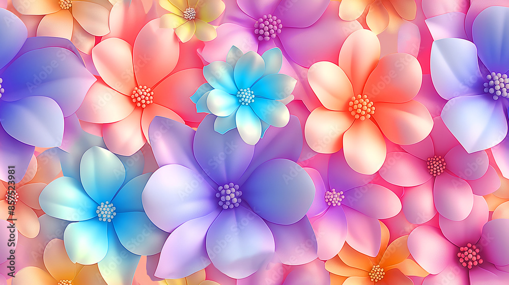 A colorful bouquet of flowers with a bright and cheerful mood. The flowers are arranged in a way that creates a sense of depth and dimension, making the image feel lively and vibrant A colorful bouquet of flowers with a bright and cheerful mood. The flowers are arranged in a way that creates a sense of depth and dimension, making the image feel lively and vibrant