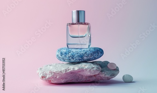 Pastel Color Rocks Stacked ...