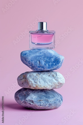 Pastel Color Rocks Stacked ...