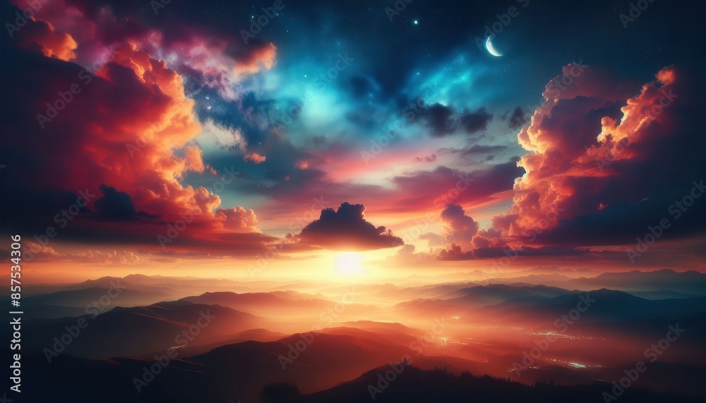 sunset in the clouds sunset in the clouds