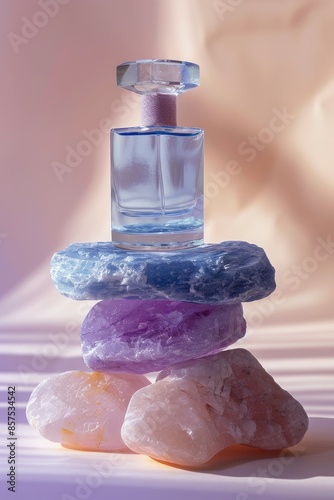 Pastel Color Rocks Stacked ...