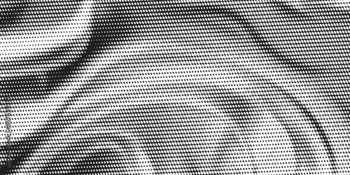 Halftone dots white and black color pattern gradient grunge texture background. Dot pop art comic sport style vector illustration