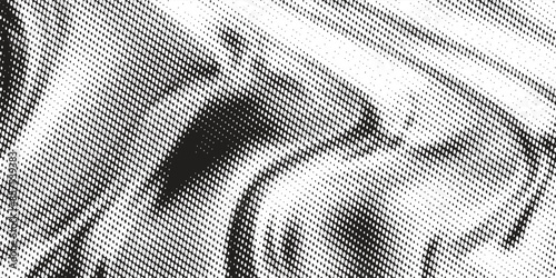 Halftone dots white and black color pattern gradient grunge texture background. Dot pop art comic sport style vector illustration