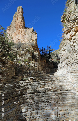 Wallpaper Mural Vertical landscape with Devils Hall - Guadalupe Mountains national Park, Texas Torontodigital.ca