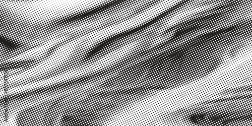 Halftone dots white and black color pattern gradient grunge texture background. Dot pop art comic sport style vector illustration