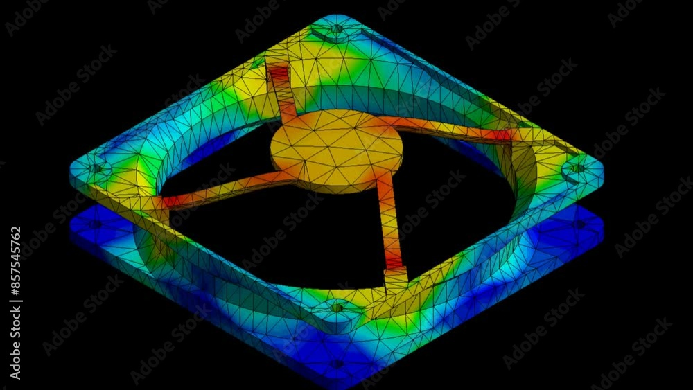 Mechanic simulation engineering - Stress and breakpoint analysis of fan ...