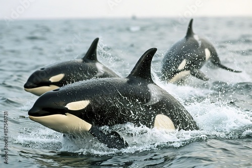 killer whales hunting