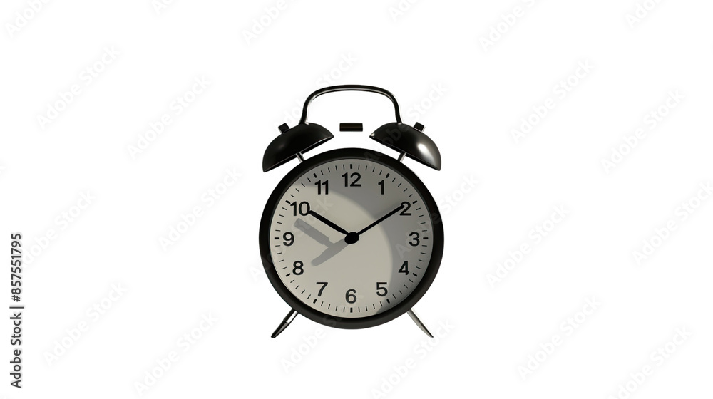 Alarm clock on a transparent background Alarm clock on a transparent background