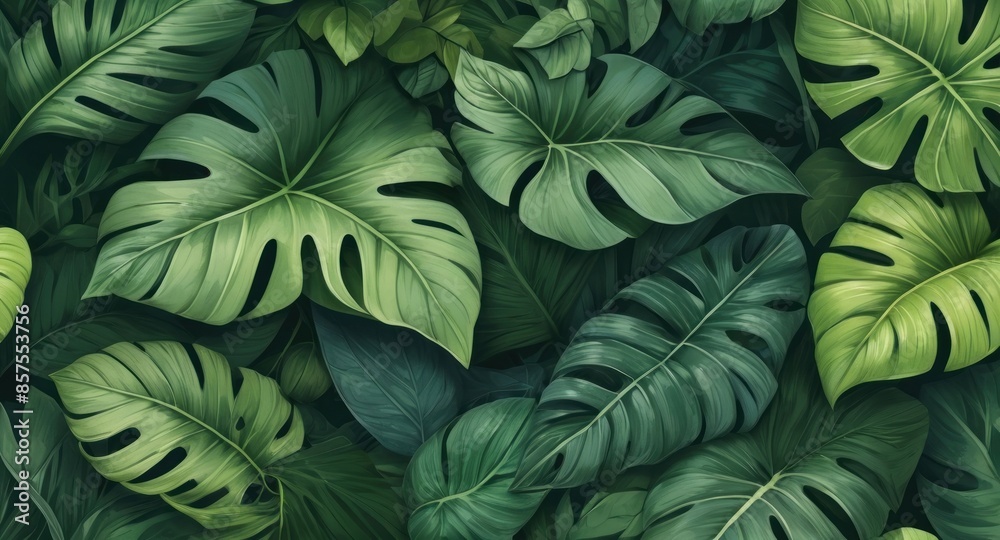 Leaf background. Green leaf patern background Leaf background. Green leaf patern background