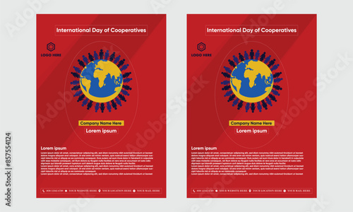 Simple flat victor International Day of Cooperatives design