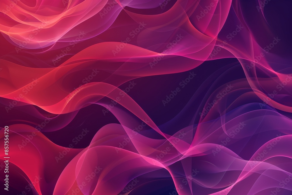 Obraz premium Abstract wave-like structures in warm tones.