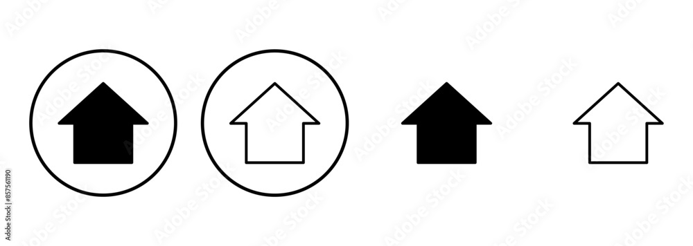 House icon set. Home icon vector House icon set. Home icon vector