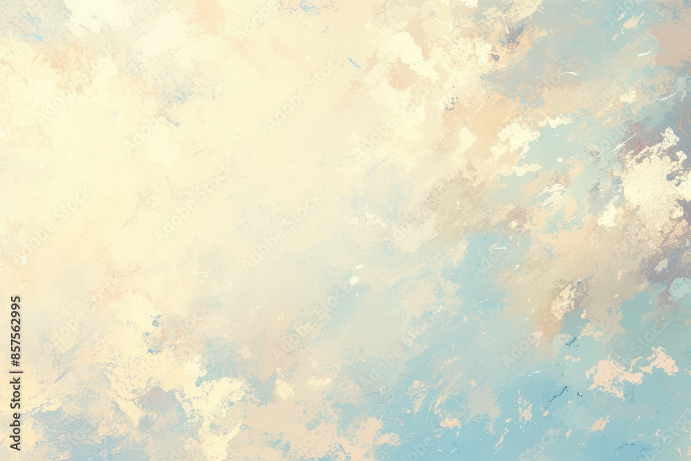 Obraz premium Abstract Pastel Brushstrokes Artwork